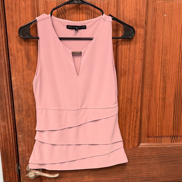 Nine West Soft Pink Layered Tank Top - Picture 1 of 5